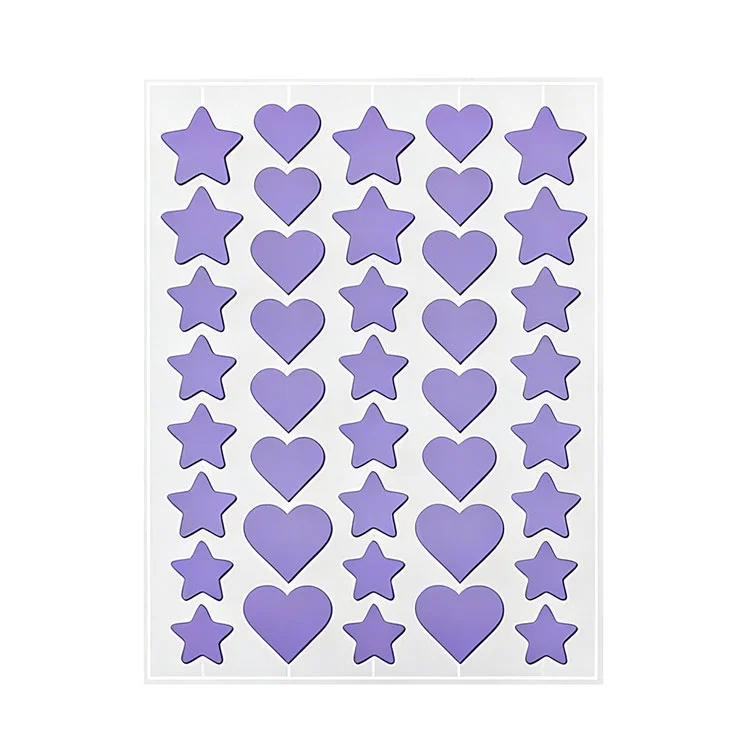 குணப்படுத்துவதற்கான அழகான நட்சத்திர பரு இணைப்புகள்